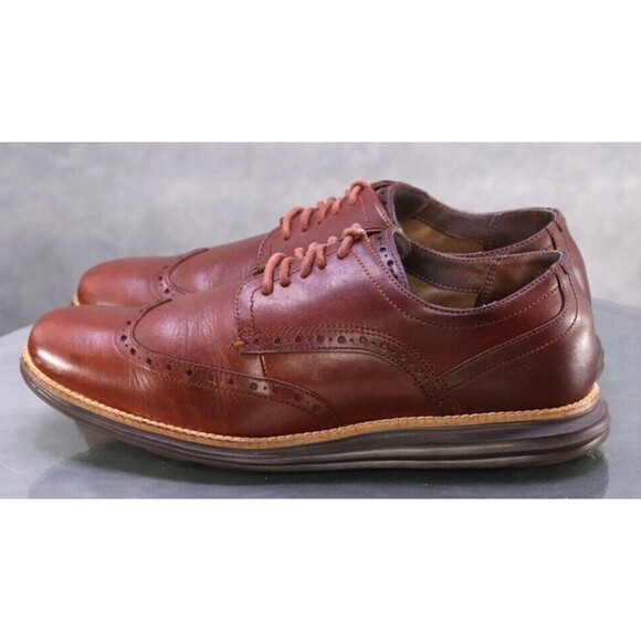 Cole Haan Original Grand Men\'s Wingtip Oxfords Dress Shoes Size 9 Leather C26472 main image 9